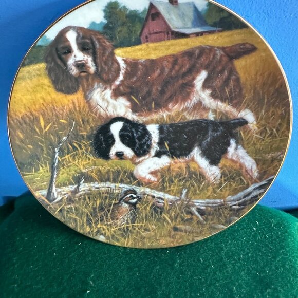 Hamilton Other - Hamilton Collection 1991 Springing into Action Springer Spaniel Collector Plate